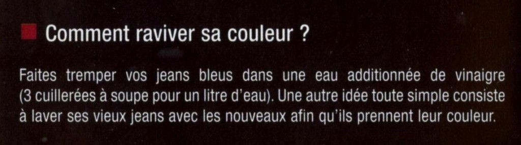 Levi's store - raviver couleur