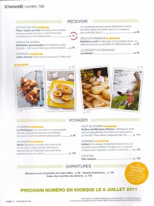 Saveurs 184 - Le Magazine de l'Art de Vivre Gourmand - sommaire suite