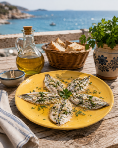 sardines marinées